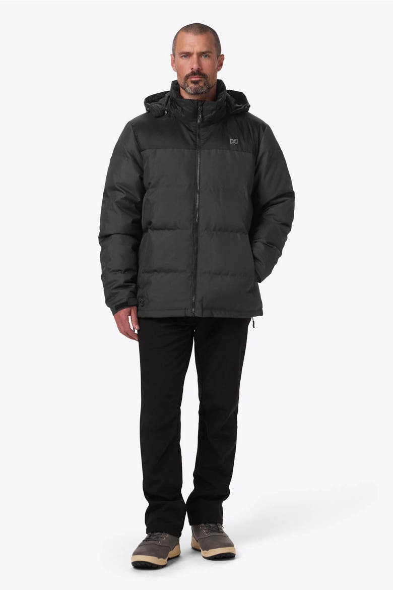 Men's Summit Down Heated Jacket, Alternate, color, Grey and Black