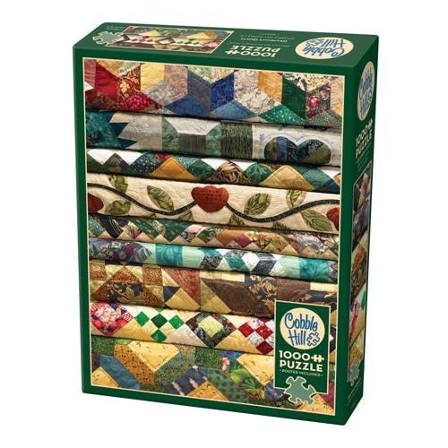 Cobble Hill 1000 Piece Puzzle Grandma's Quilts Jigsaw in Multicolored  product