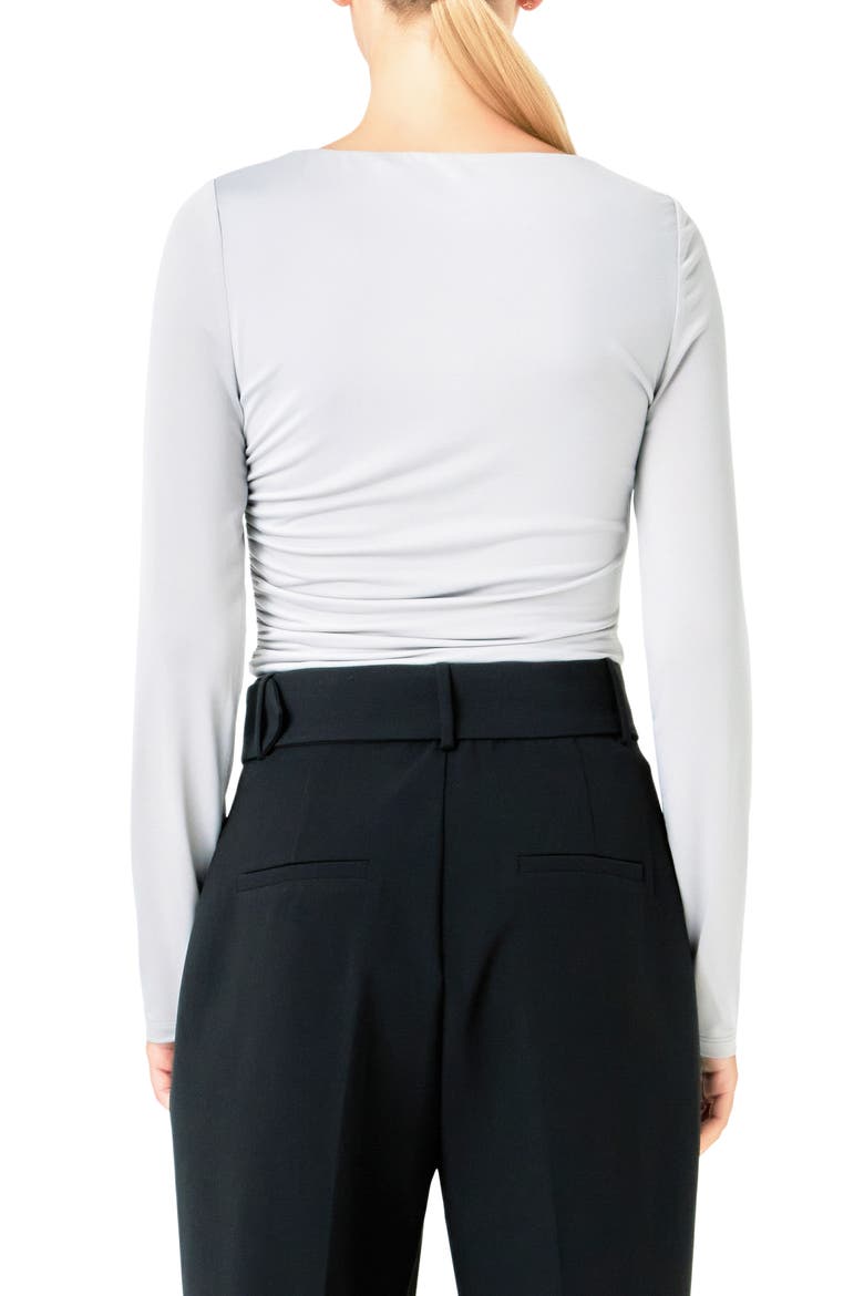 Ruched Top, Alternate, color, SILVER TAUPE