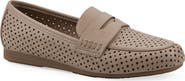 White Mountain Footwear Wallace Perforated Penny Loafer