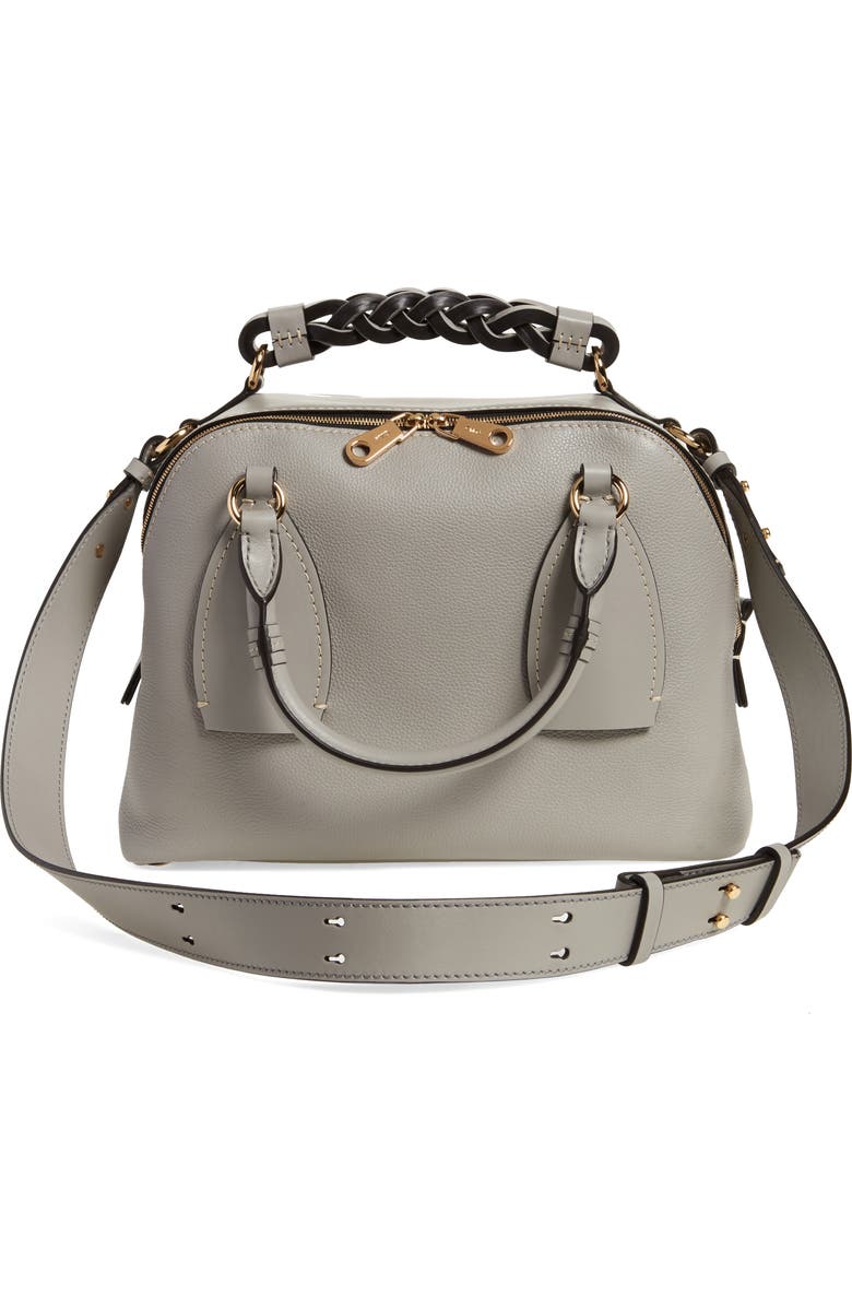 Chloé Medium Daria Leather Day Bag, Alternate, color,