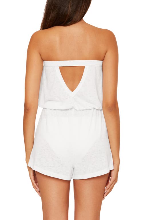 Becca Beach Date Strapless Cover-up Romper