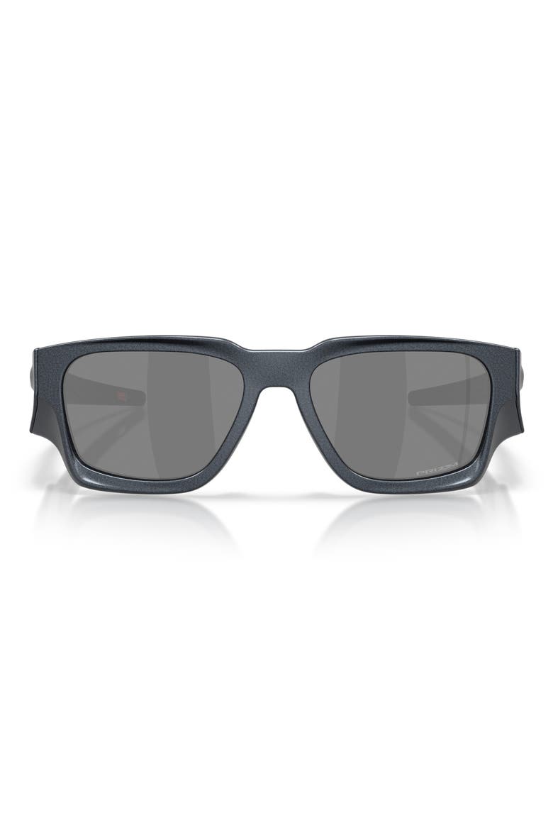 Instagator 58mm Prizm™ Rectangular Sunglasses, Main, color, BLUE STEEL PRIZM BLACK IRIDIUM