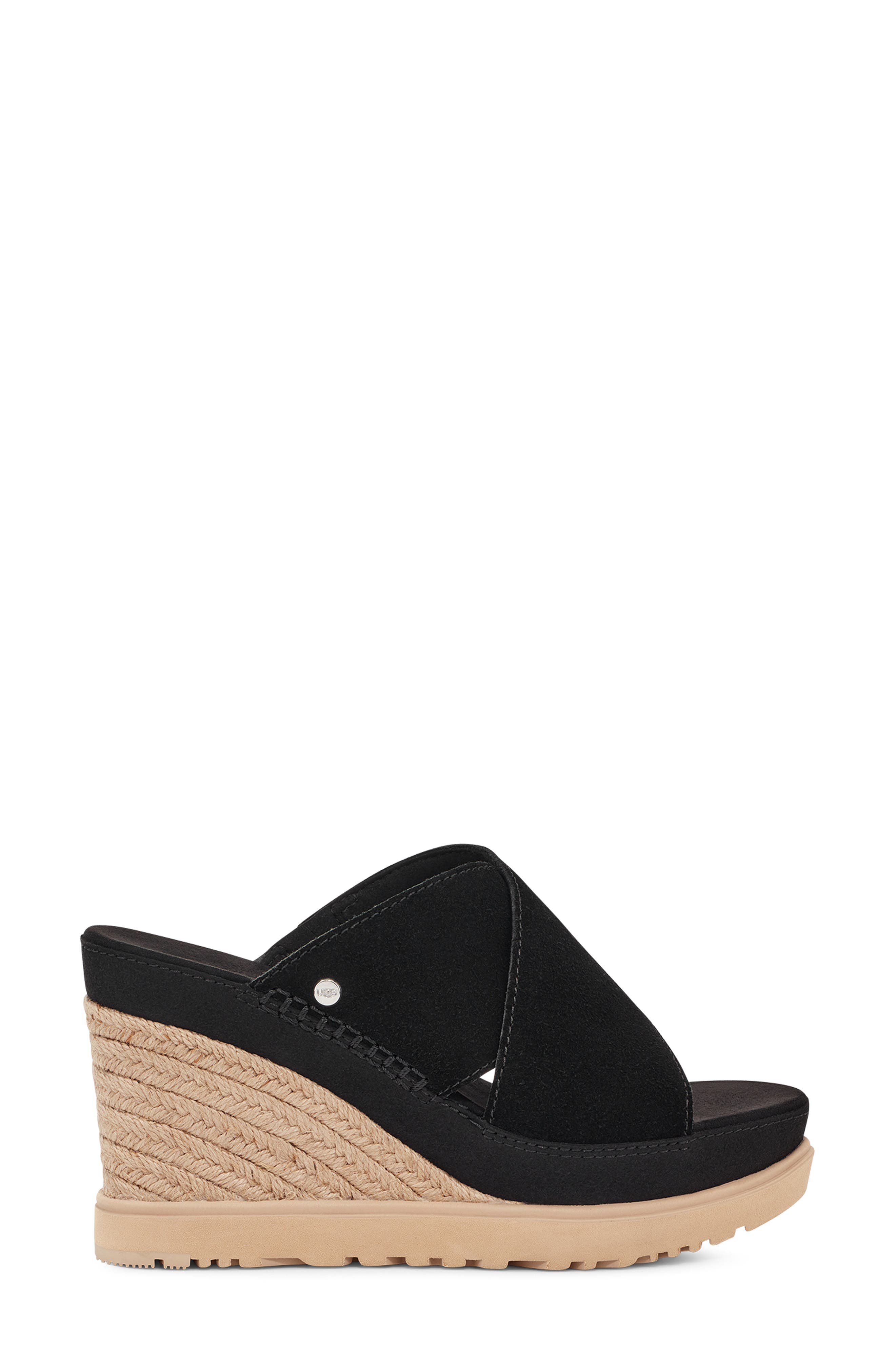 UGG<sup>®</sup> Abbot Wedge Slide Sandal, Alternate, color, 