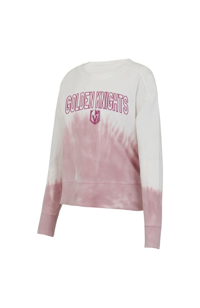 CONCEPTS SPORT Women's Concepts Sport Pink/White Vegas Golden Knights Orchard Tie-Dye Long Sleeve T-Shirt, Alternate, color, Pink