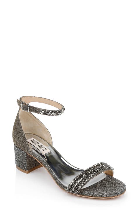 Badgley Mischka Block Heeled Sandal (Women)