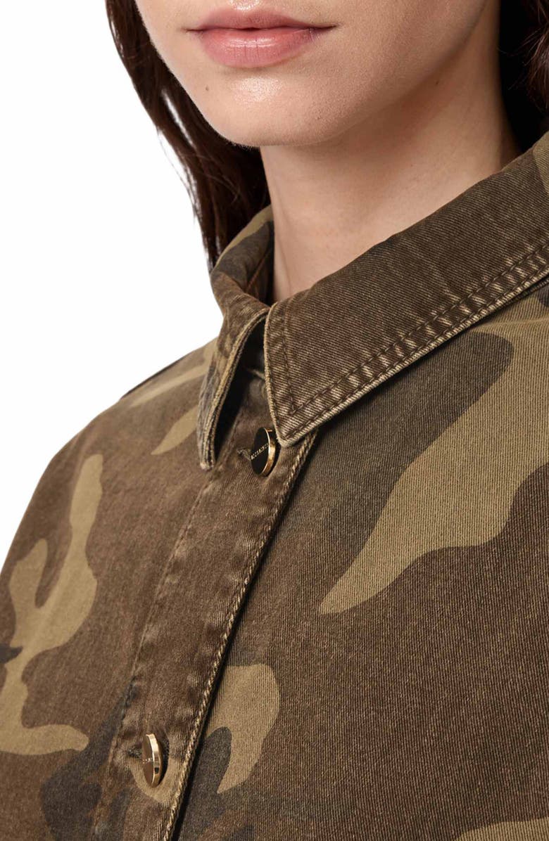 AllSaints Hettie Camo Shacket, Alternate, color, 