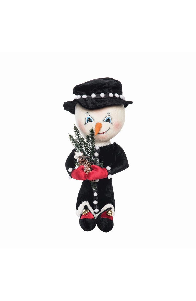Gallerie II Sullivan Snowman Figurine, Main, color, Black