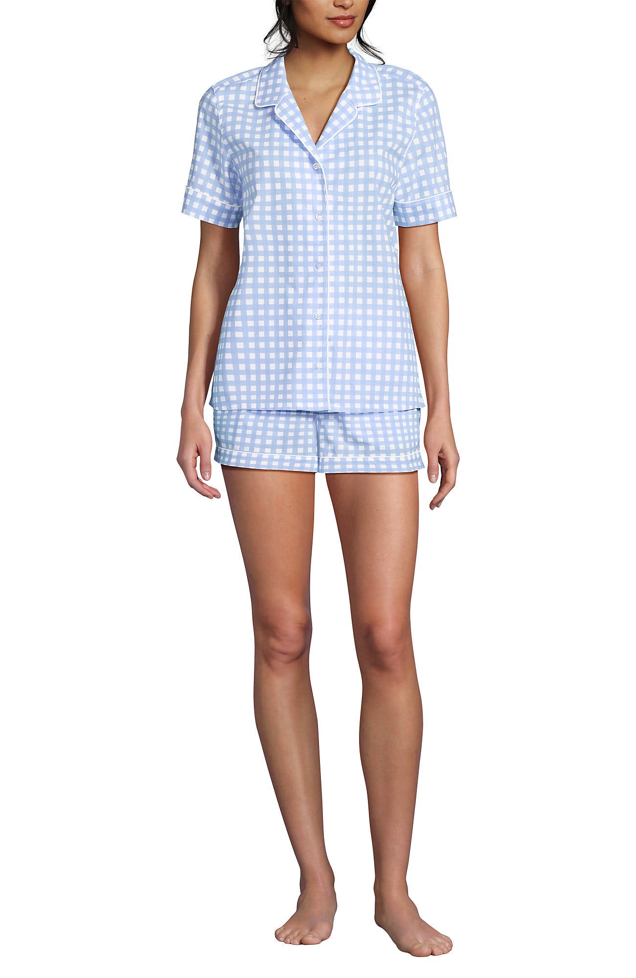Misty Blue Gingham