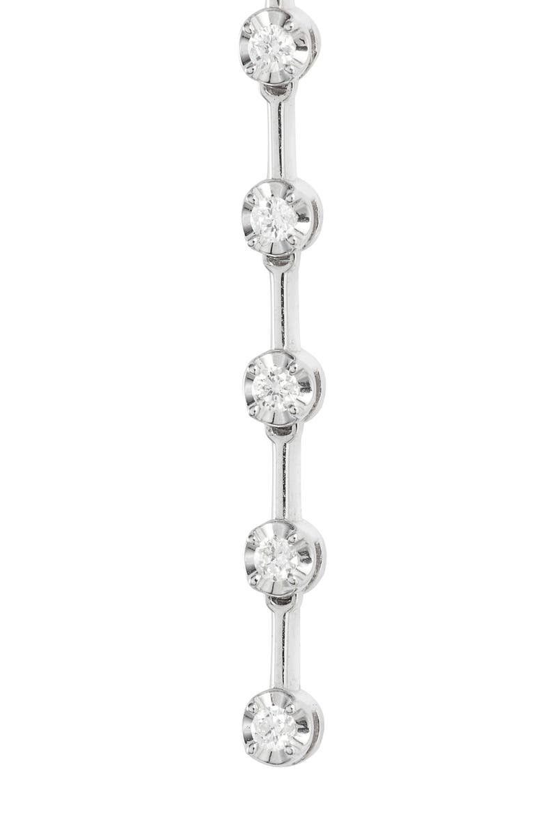 Stiletto Diamond Linear Earrings (Nordstrom Exclusive), Alternate, color, WHITE GOLD/ DIAMOND