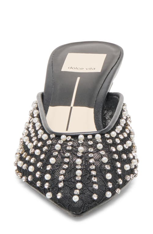 Dolce Vita Cleo Kitten Heel Mule In Black