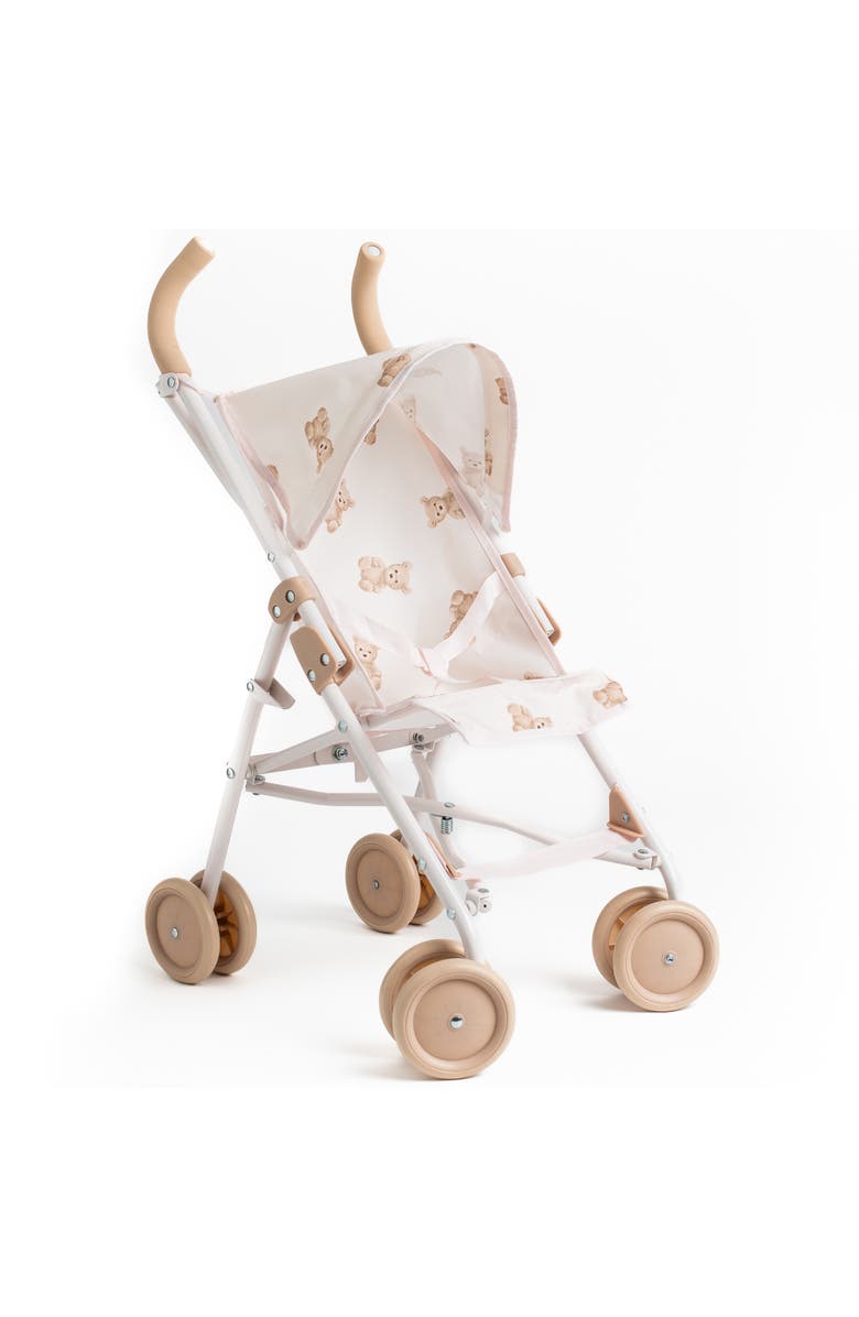 Roma Prams Teddy Doll Extra Large Umbrella Buggy, Folding Push Stroller, Ages 3+, Main, color, Multicolored