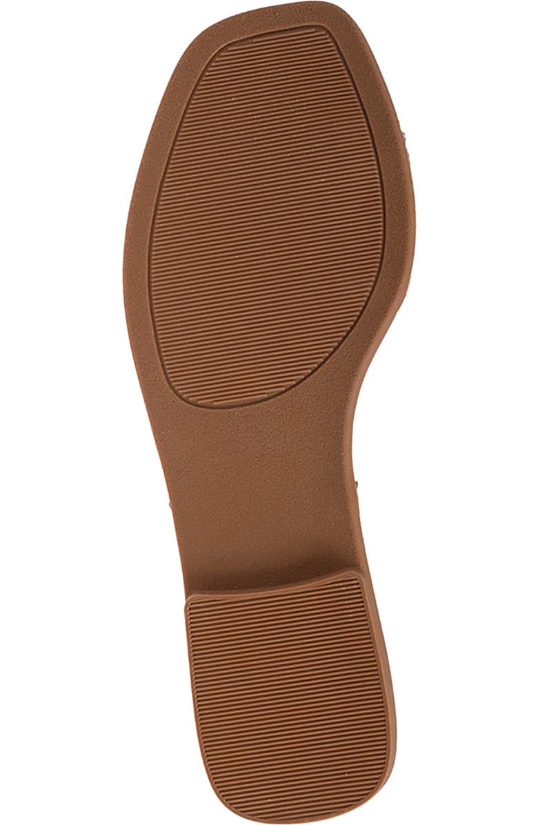 bebe Rhinestone Bow Toe Post Sandal, Alternate, color, Light Gold