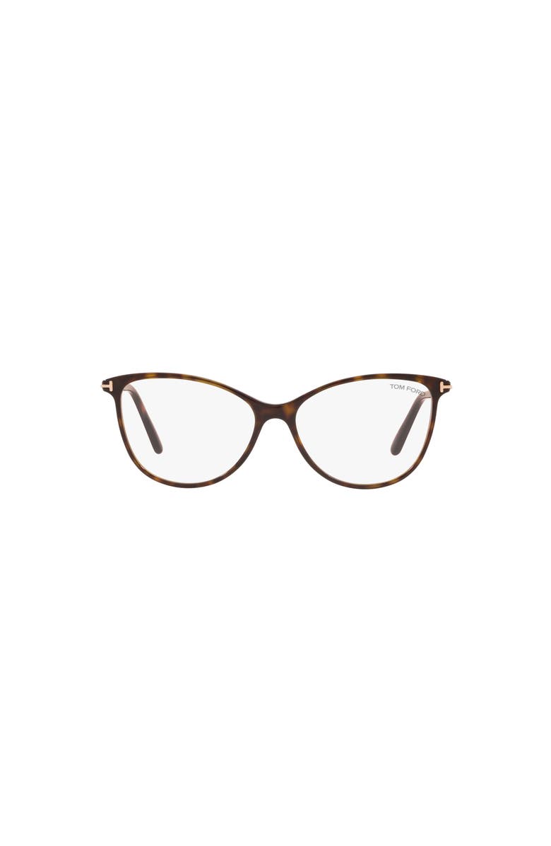 TOM FORD 54mm Square optical glasses, Alternate, color, Tortoise