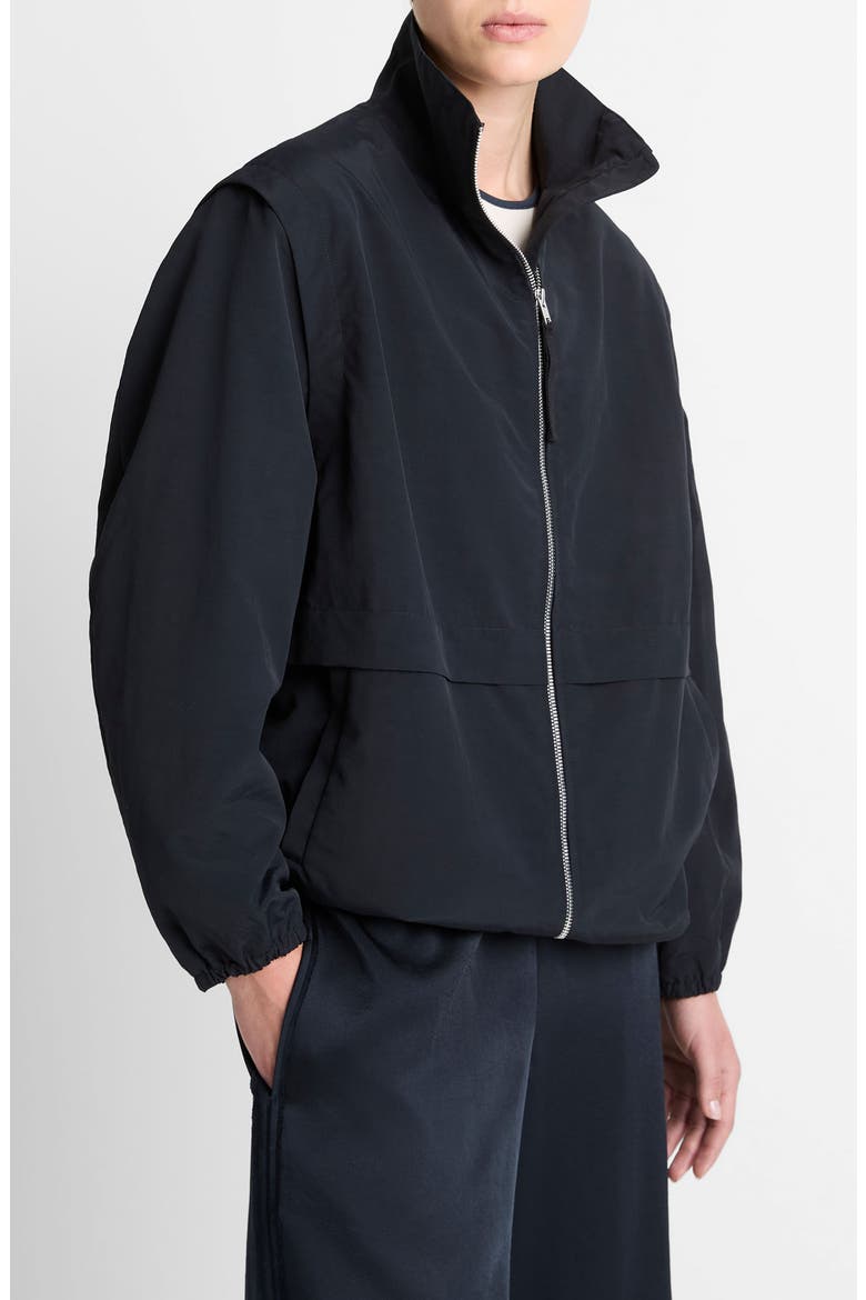 Nylon Track Jacket, Alternate, color, COASTAL BLUE