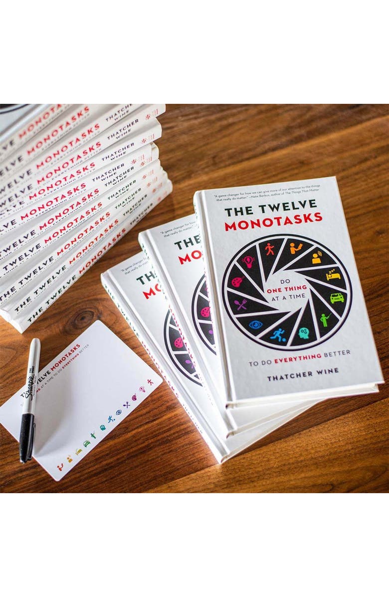 Juniper Books The Twelve Monotasks Do One Thing at a Time to Do Everything Better, Alternate, color, White