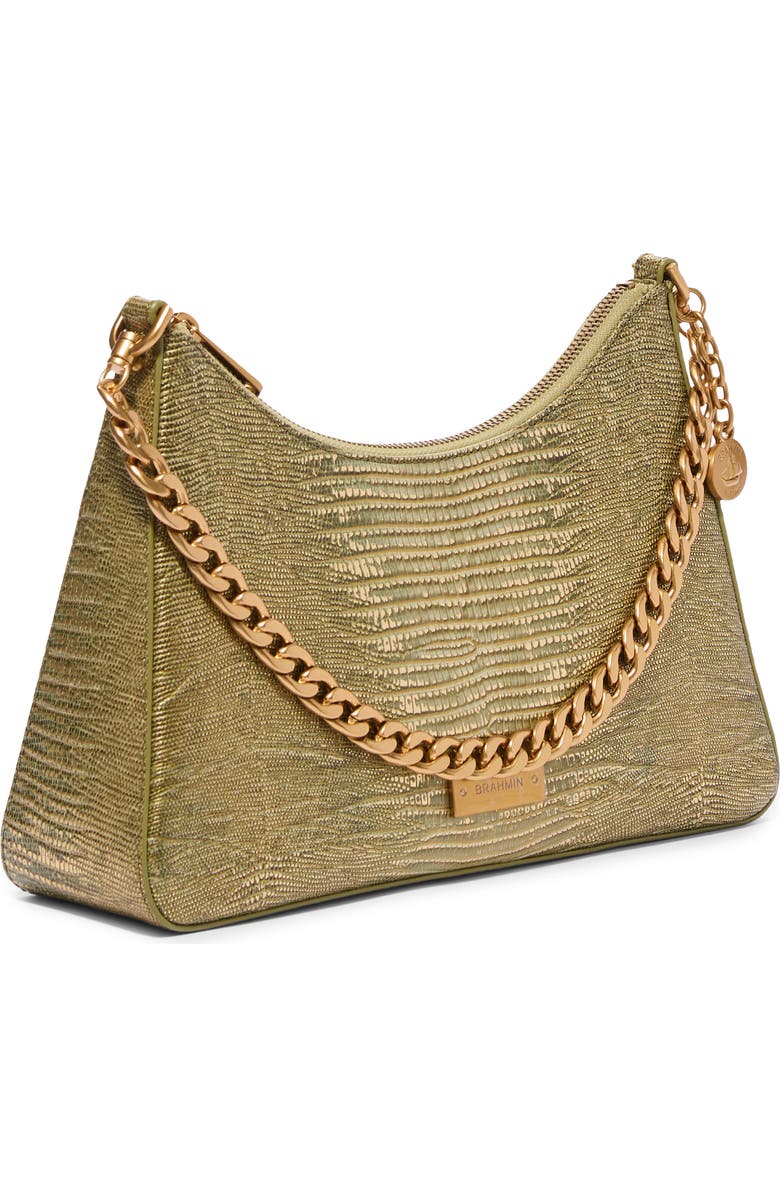 Brahmin Mod Esme Lizard Embossed Leather Shoulder Bag, Alternate, color,