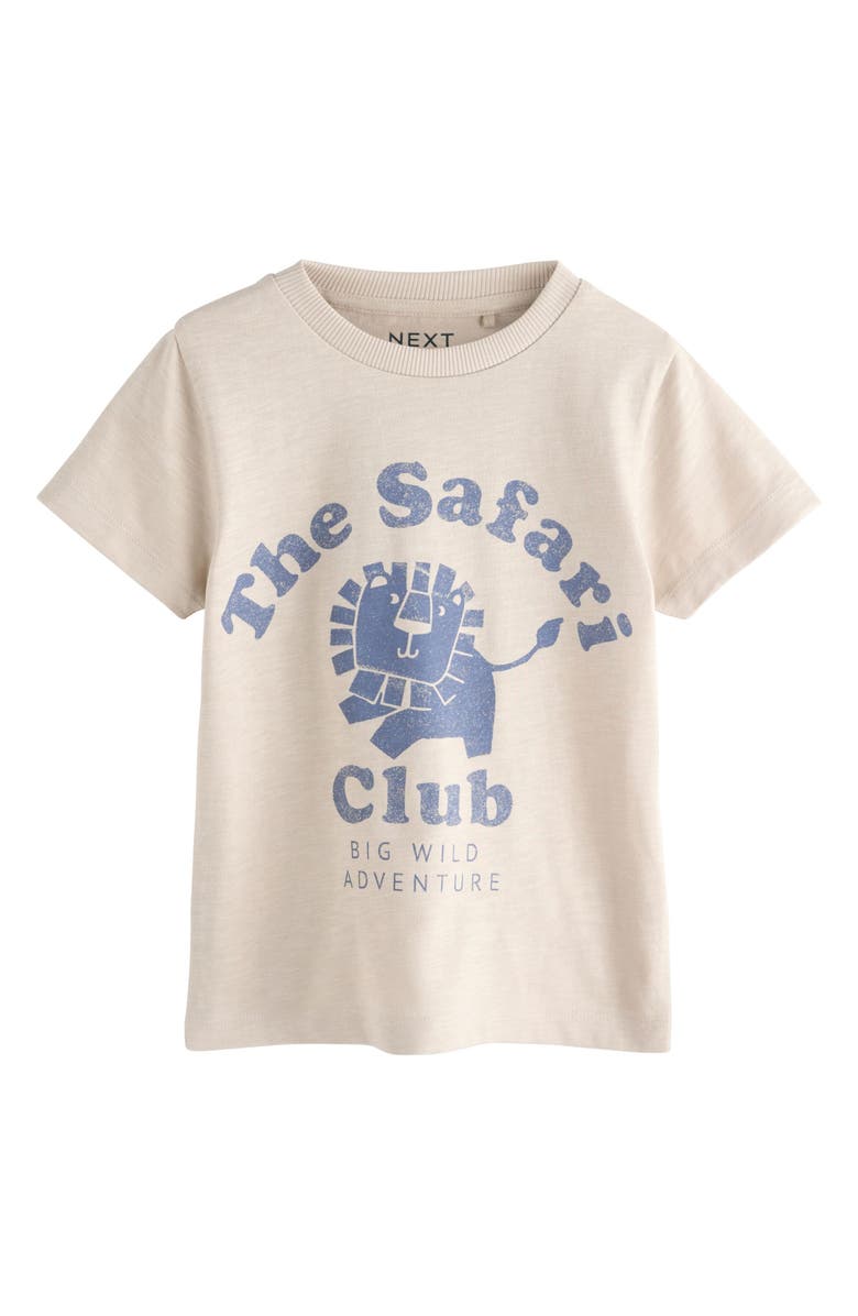 NEXT Kids' Assorted 3-Pack Cotton T-Shirts, Alternate, color, Blue