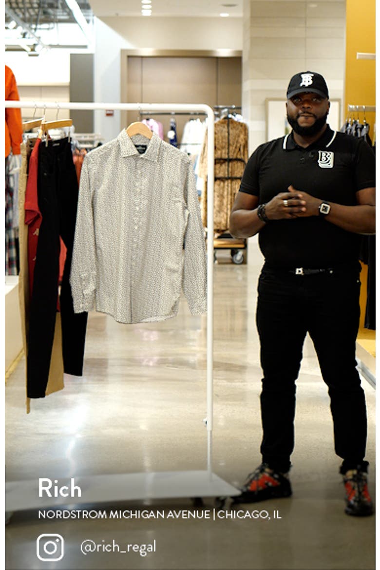 Glenkenich Floral Cotton Button-Up Shirt video