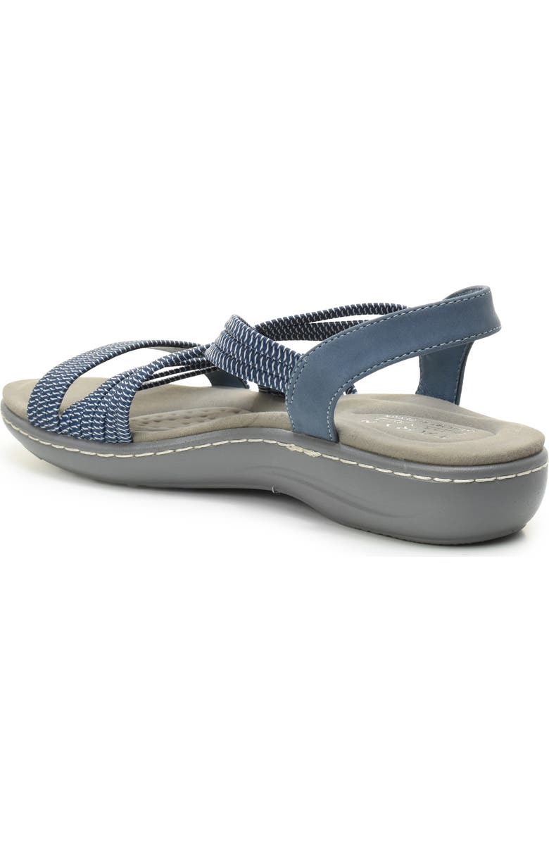 Taryn Rose Elastic Slingback Sandal, Alternate, color, Blue