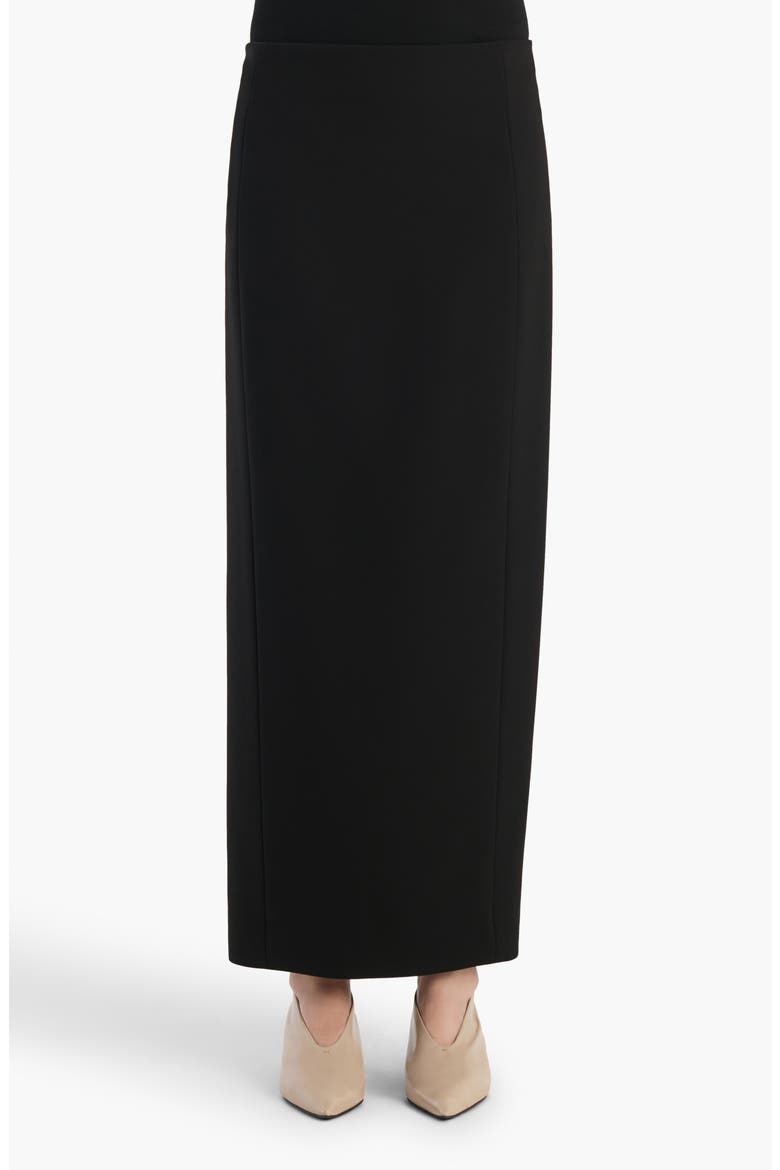 Lyle Crepe Skirt, Main, color, BLACK