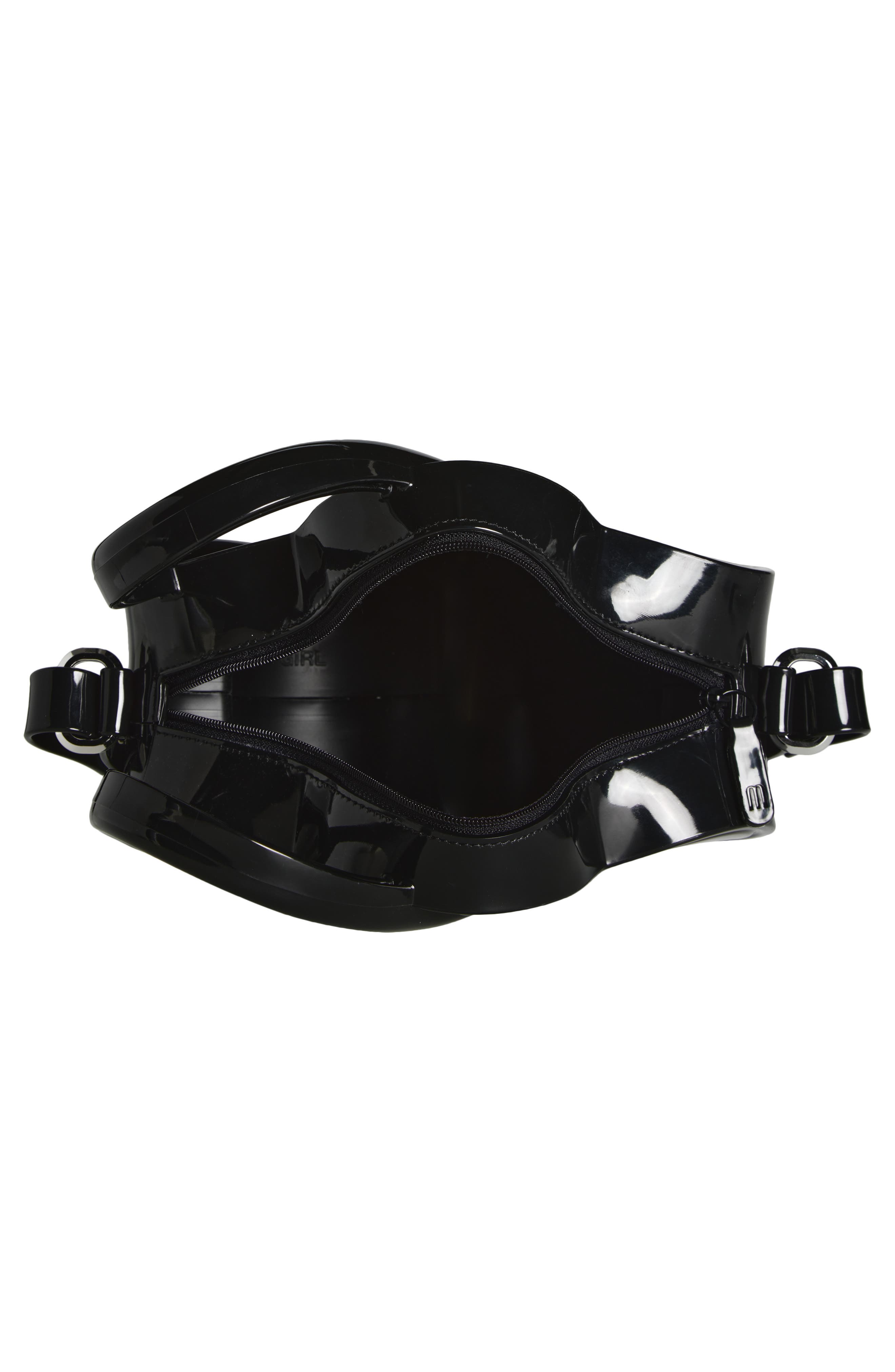 Comme des Garçons Girl x Mellissa Flower Faux Leather Handbag, Alternate, color, 