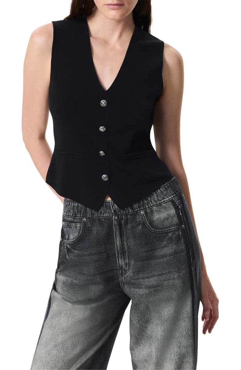 rag & bone Ella Merino Wool Blend Sweater Vest, Main, color,