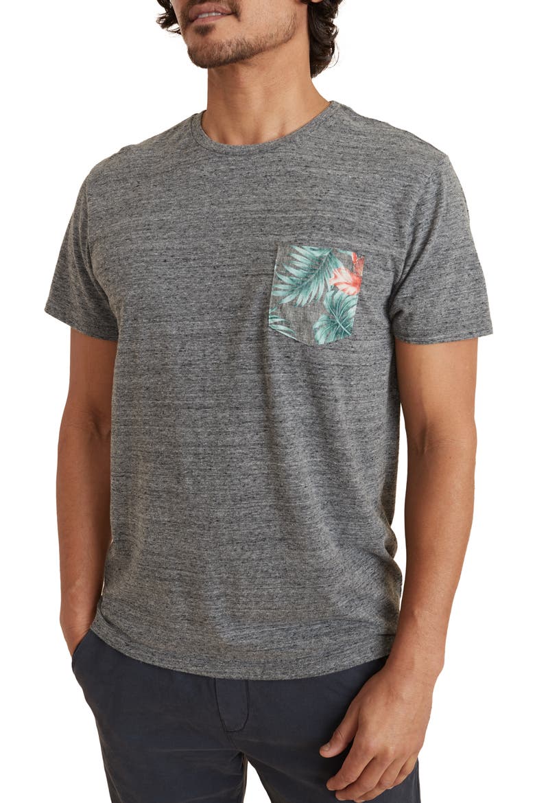 Neppy Pocket T-Shirt, Main, color, HEATHER GREY NEPS
