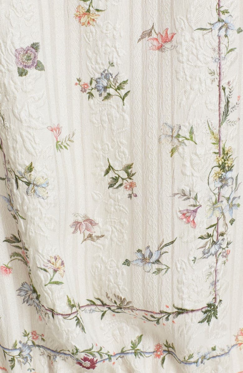 VILSHENKO 'Dasha' Cold Shoulder Silk Jacquard Dress, Alternate, color, 