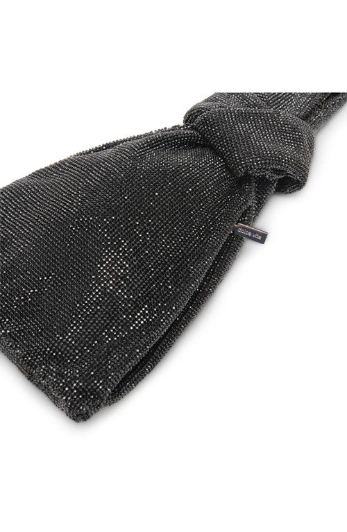 Dolce Vita Clarra Crystal Encrusted Clutch In Black