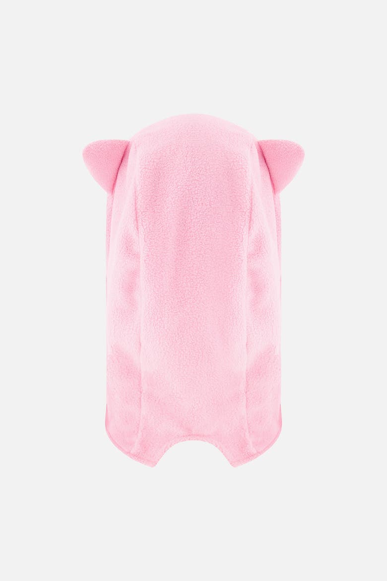 Oversized Polar Fleece Cat Ear Ski Helmet Balaclava, Alternate, color, Pink
