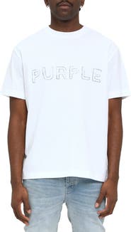 PURPLE BRAND Texture Studded T-Shirt