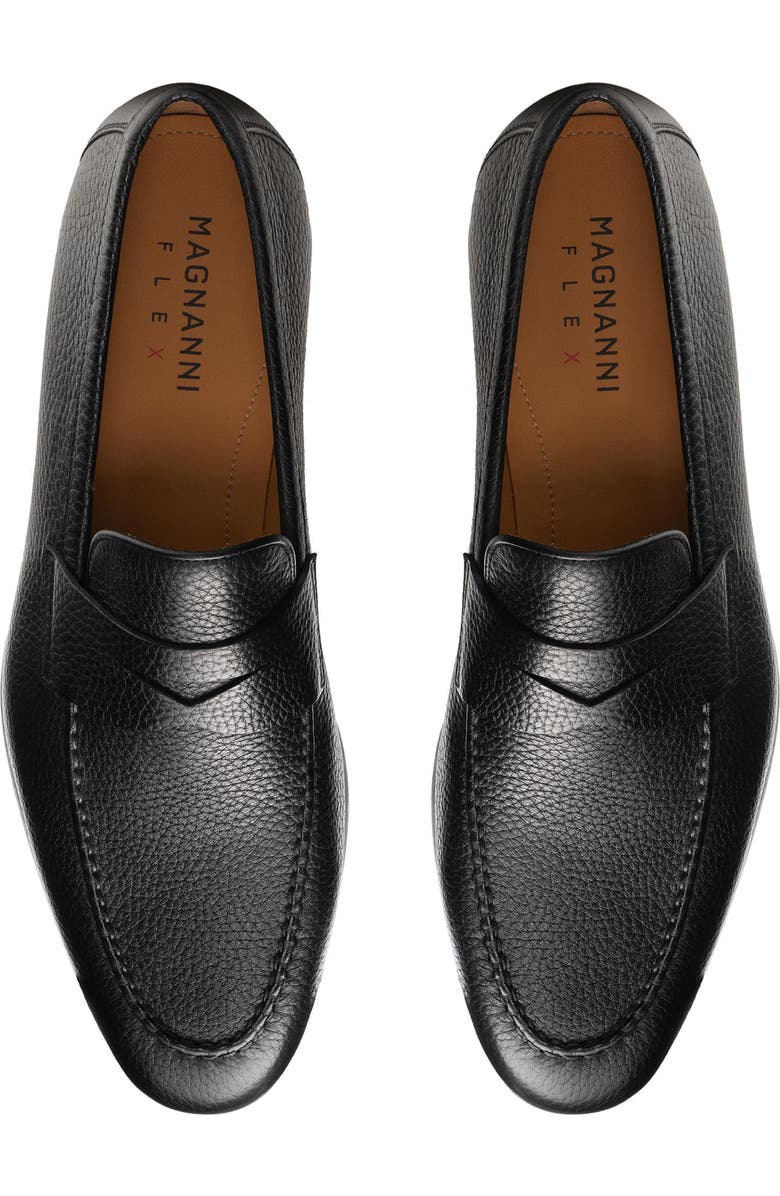 Magnanni Diezma II Penny Loafer, Alternate, color, Black
