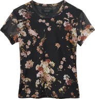 AllSaints Ellie Mesh Tee
