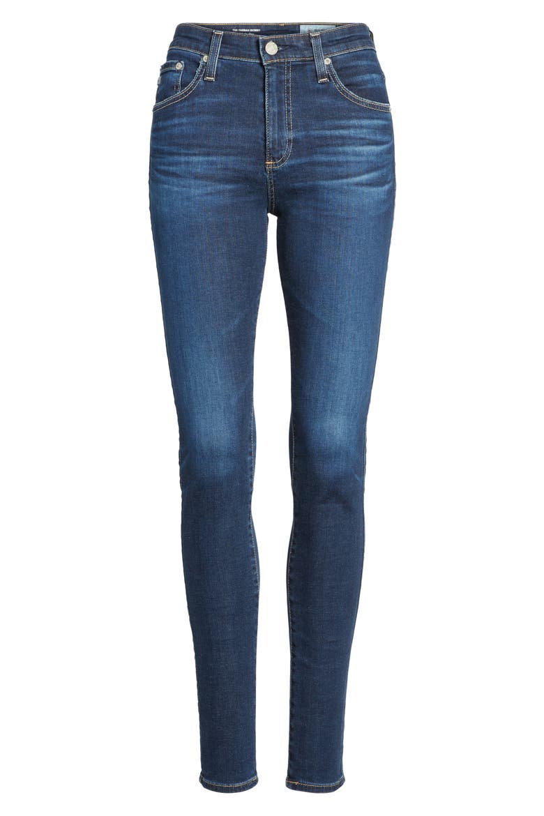'The Farrah' High Rise Skinny Jeans, Alternate, color, 6 YEARS SONGBIRD