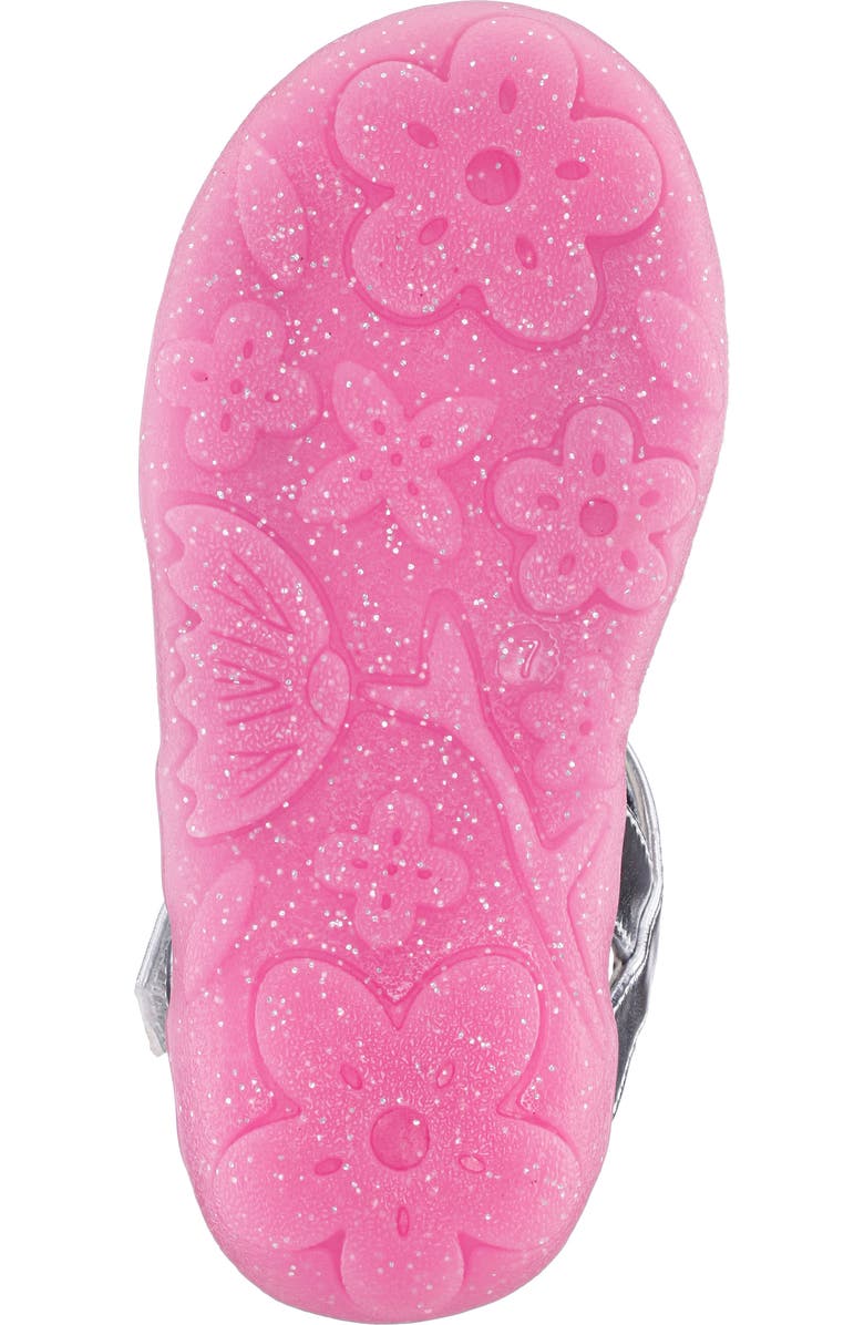 Nina Kids' Aeden Slingback Sandal, Alternate, color, Silver Metallic
