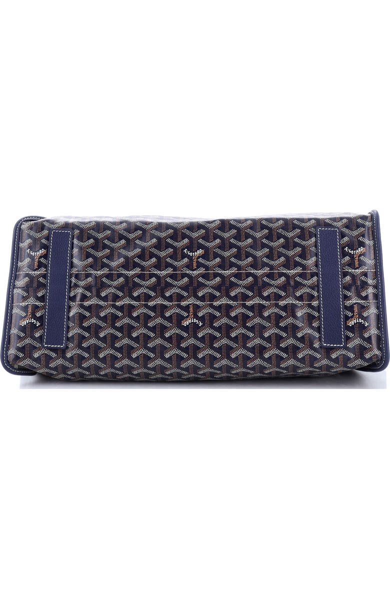 Pre-Owned Goyard Hardy Pet Carrier Coated Canvas PM, Alternate, color, Blue