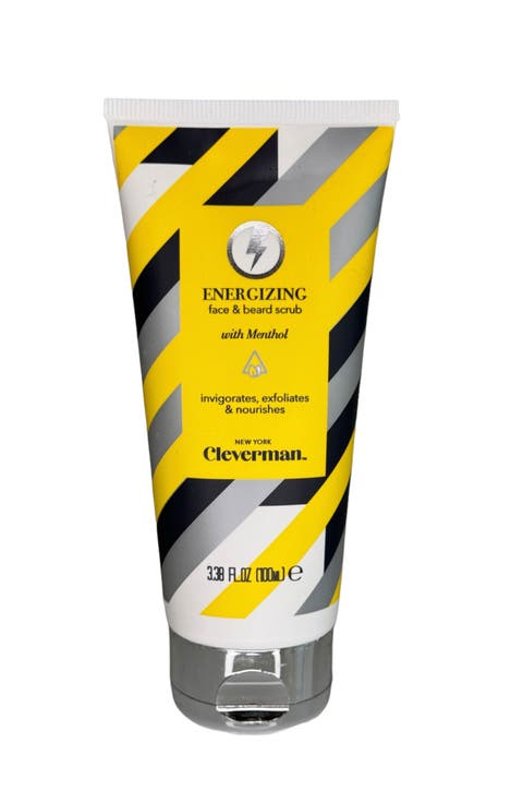 Energizing Face & Beard Scrub with Menthol