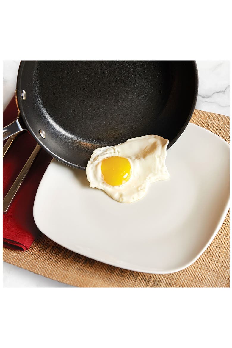 10-Inch & 12-Inch Hard Anodized Aluminum Nonstick Fry Pan Set, Alternate, color, BLACK
