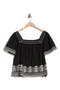 selected Black / Ecru
