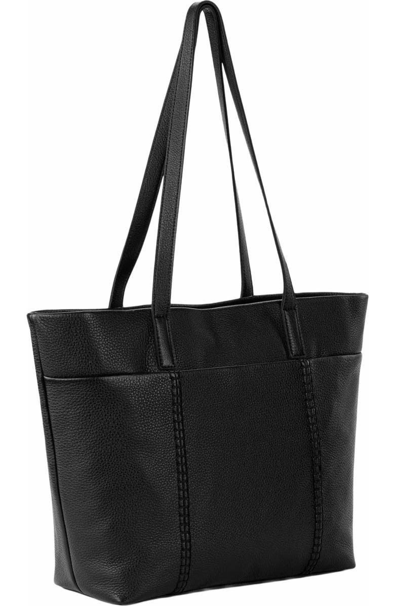 The Sak Metro Tote Bag - Leather, Alternate, color, Black