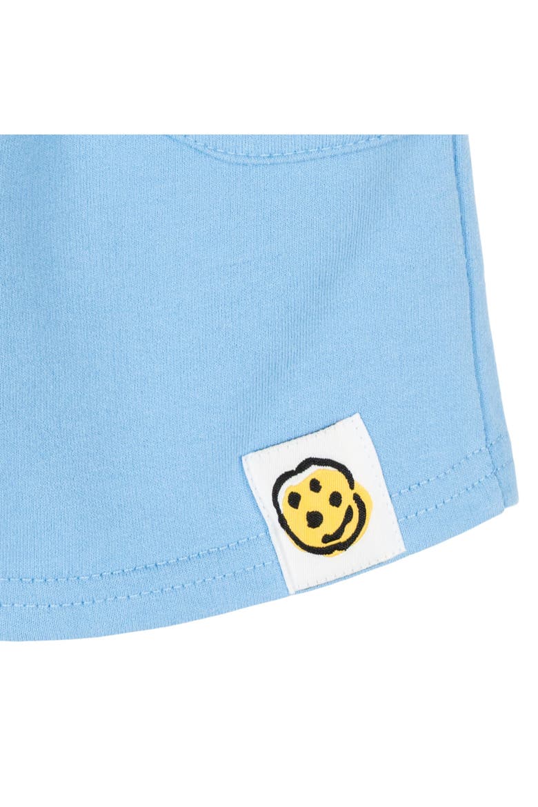 T-Shirt and French Terry Shorts Set, Alternate, color, Cookie Monster Stripe