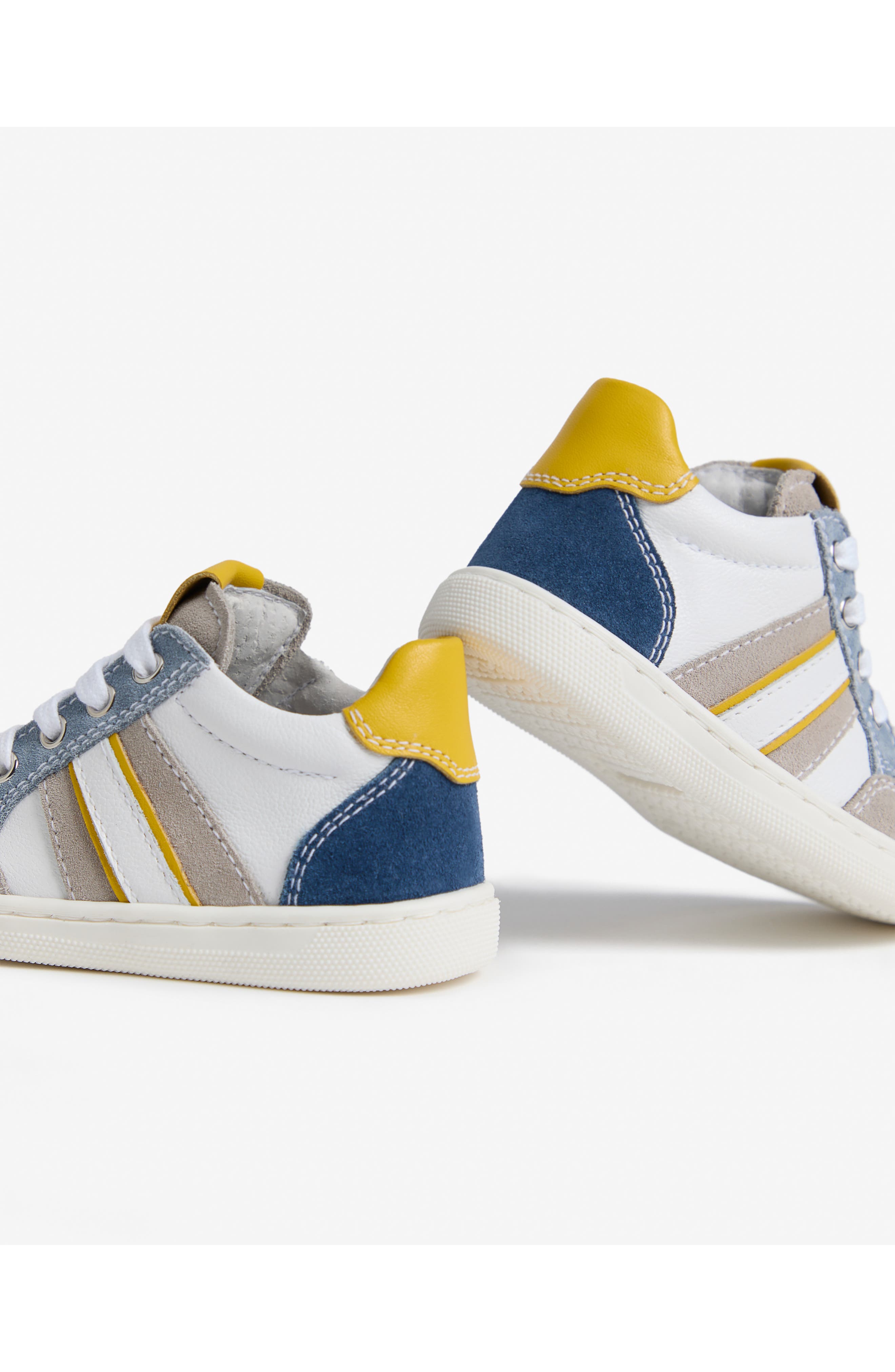 NeroGiardini High Top Sneaker, Alternate, color, Blue Multi