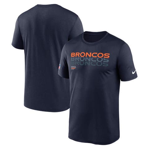 Men's Nike Navy Denver Broncos Sideline Legend Performance T-Shirt