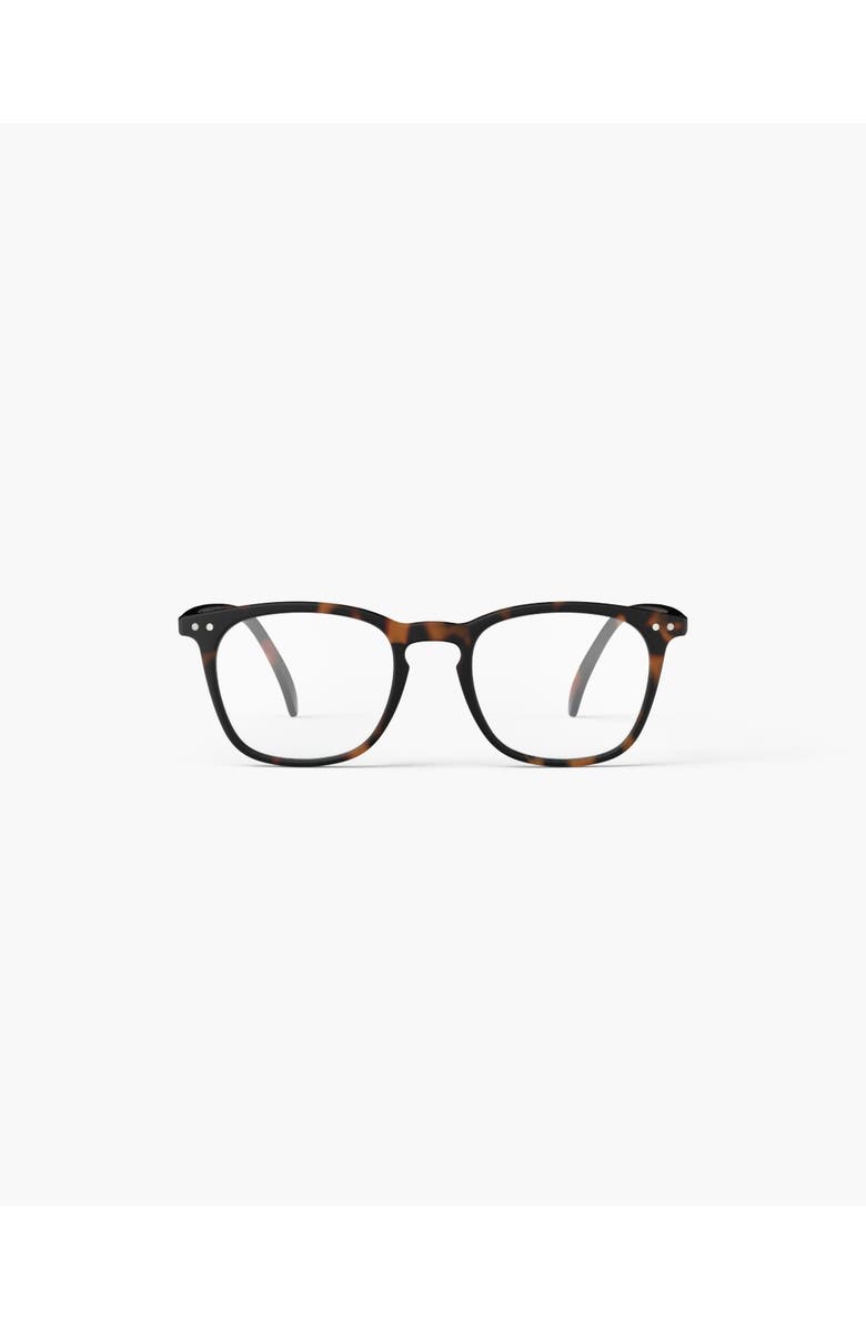 IZIPIZI #E 49mm Trapeze Reading Glasses, Main, color, Tortoise
