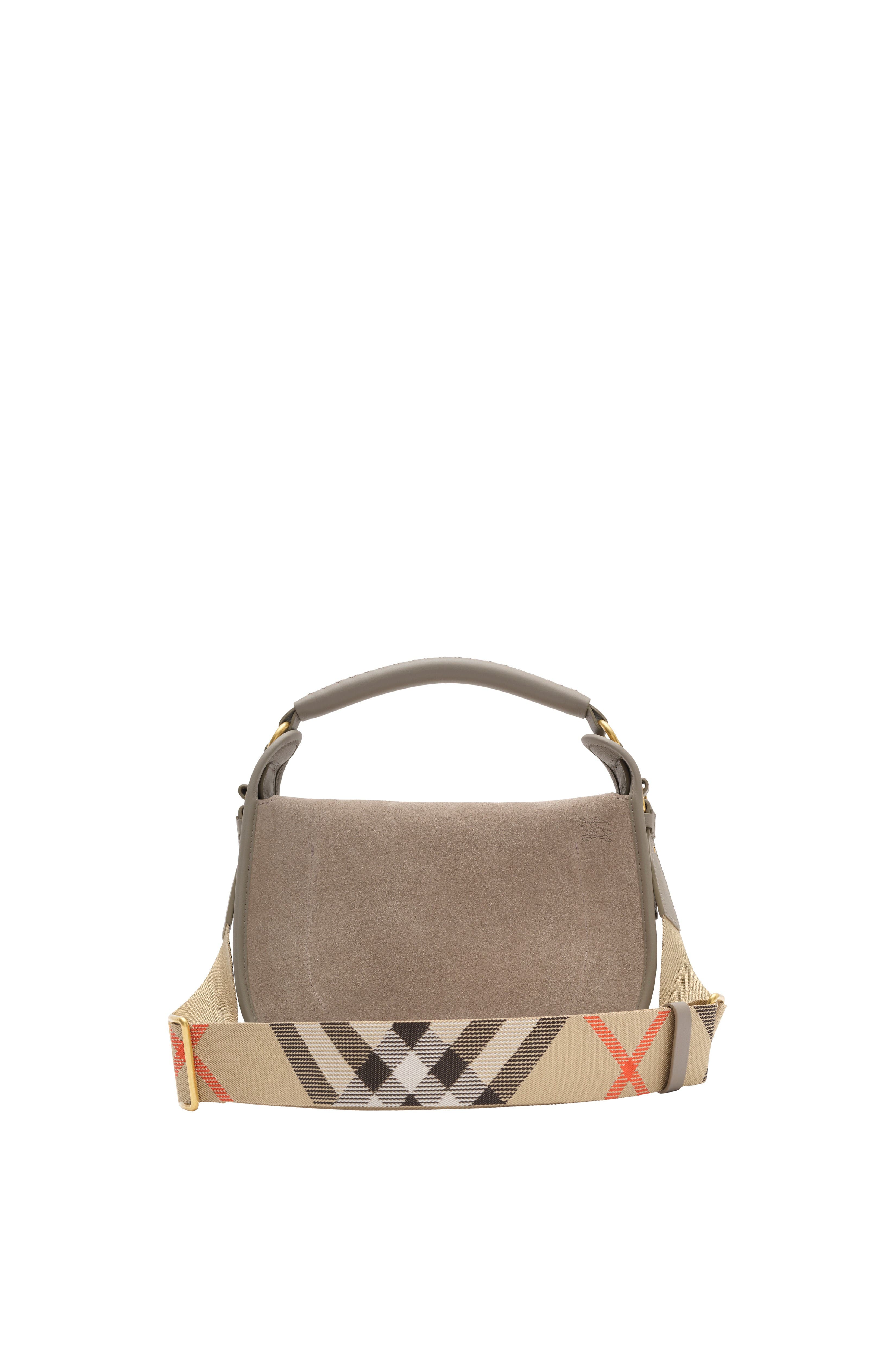 Small B Clip Messenger Bag, Alternate, color, Taupe brown