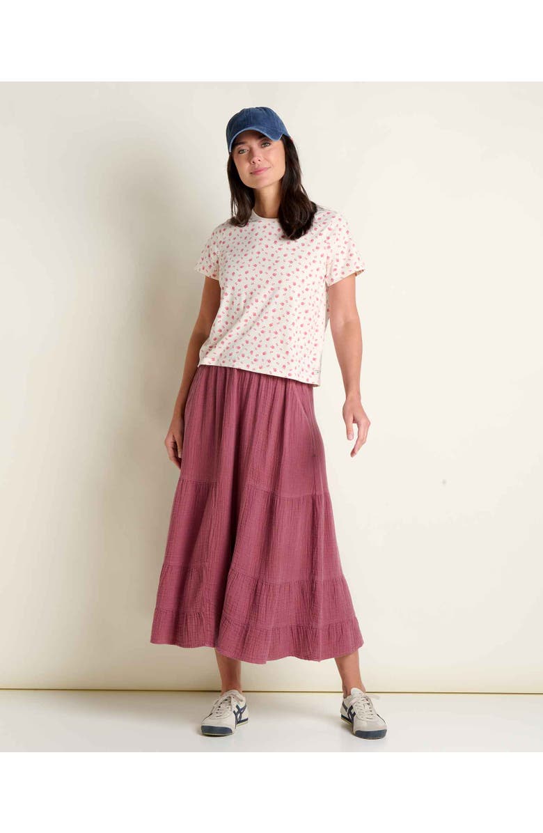 Toad & Co Women's Re-Form Crew, Alternate, color, Salt Print