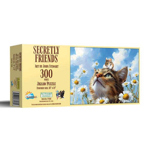 Secretly Friends 300 piece Jigsaw Puzzle for Adults