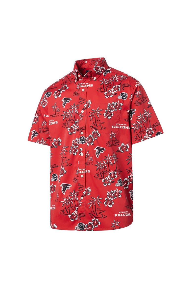 Men's Reyn Spooner Red Atlanta Falcons Kekai Button-Up Shirt, Alternate, color, Red