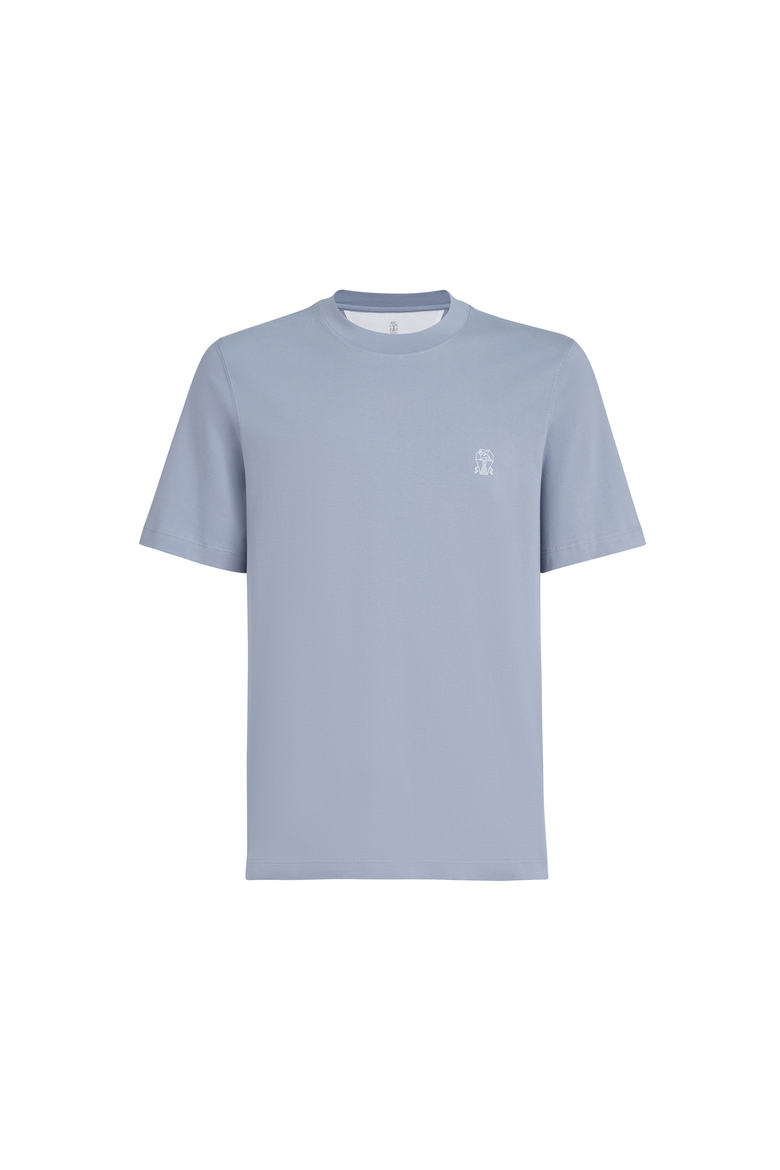 Jersey T-shirt with logo, Alternate, color, Slate